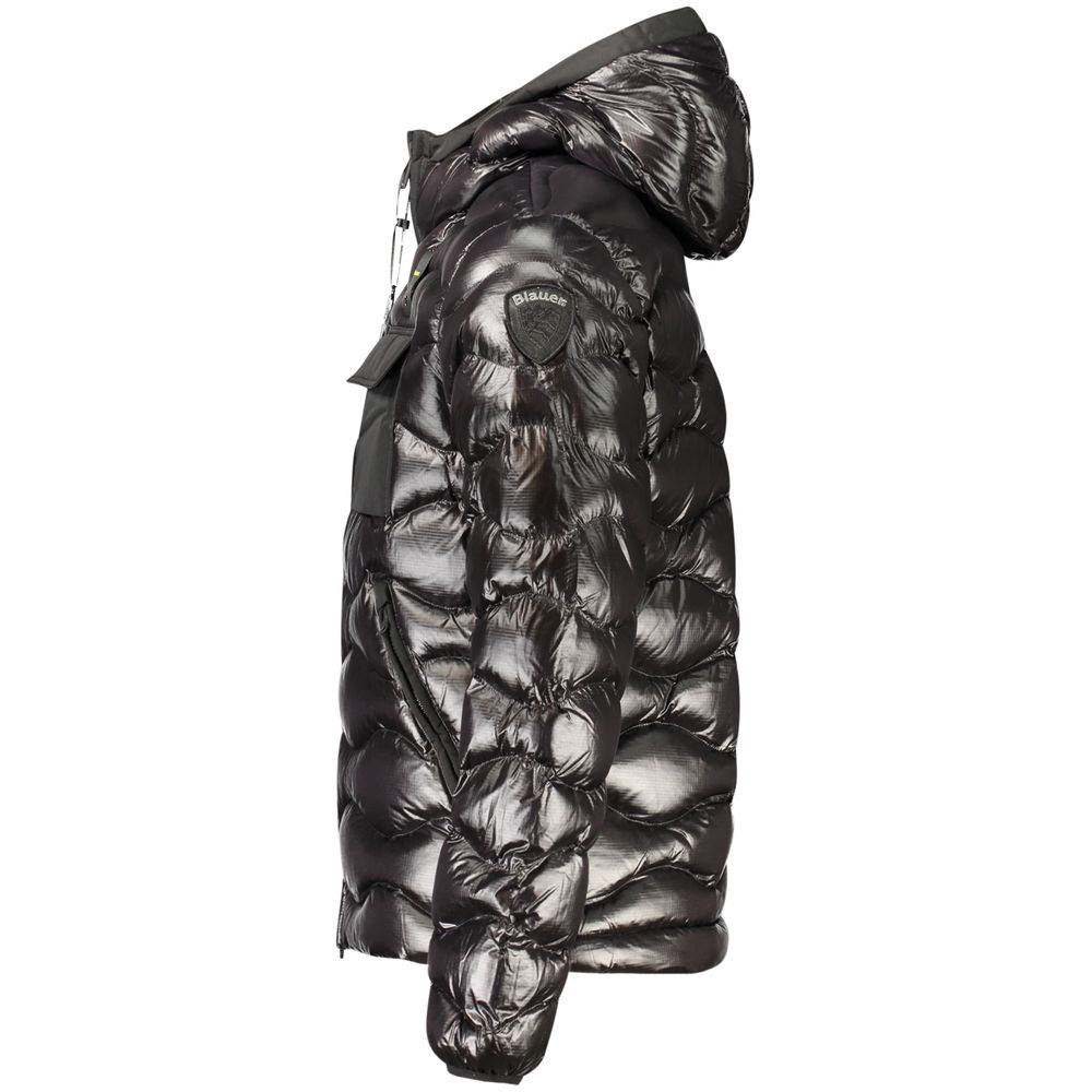 Black Poliammide Men's Jacket