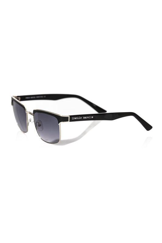 Black Metallic Fiber Men Sunglasses