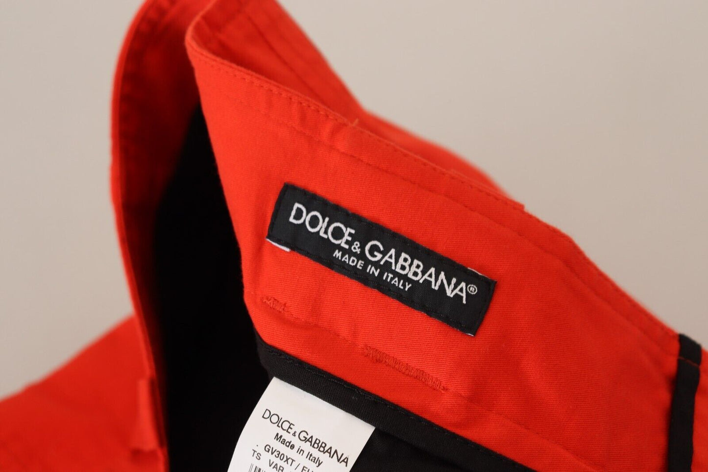 Red Cargo Men Trousers Cotton Pants