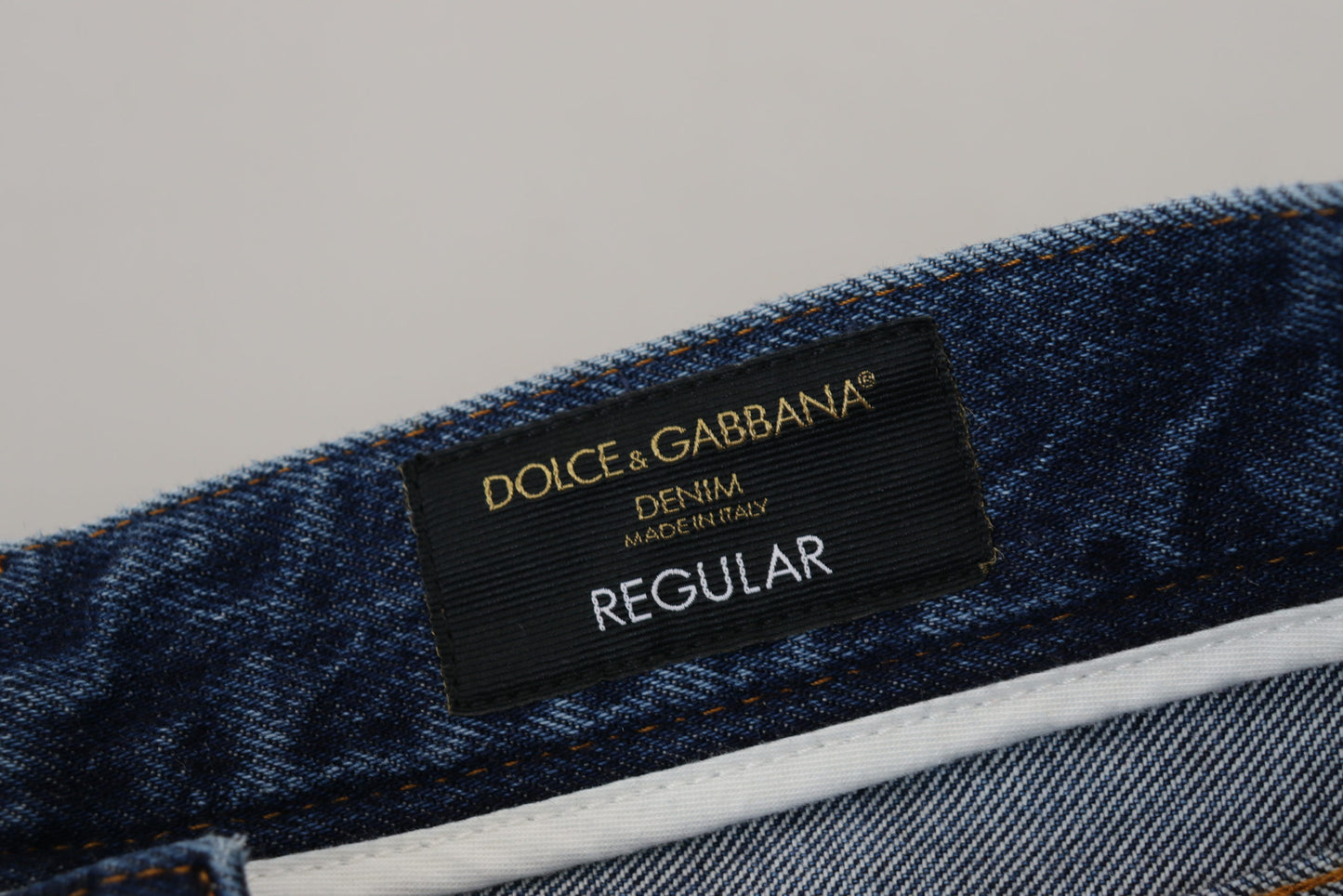 Blue Cotton Tattered Men Denim Jeans