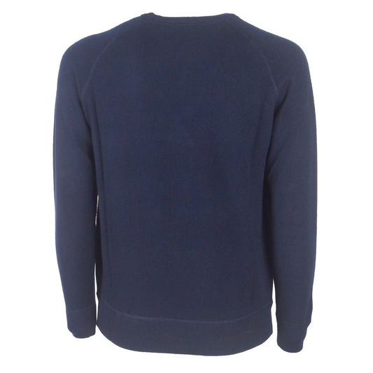 Blue Cashmere Men Sweater