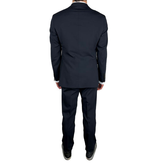 Navy Wool Men's Suit