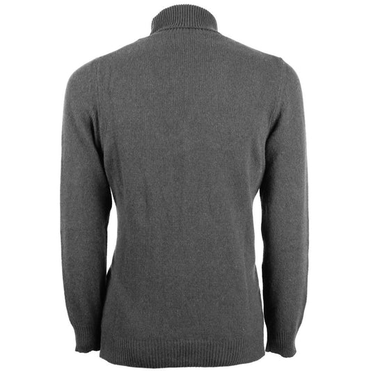 Gray Cashmere Men Sweater
