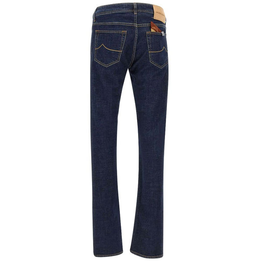 Blue Stretch Denim Men's Jeans