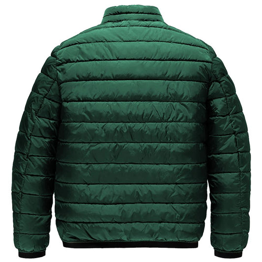 Green Nylon Men Jacket