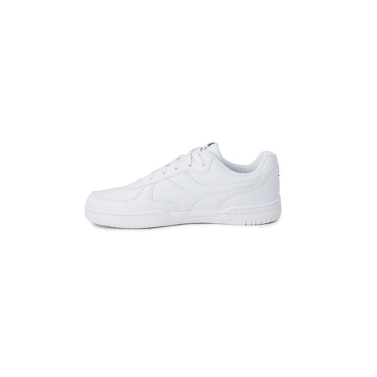 White Artificial Leather Low Top Sneakers