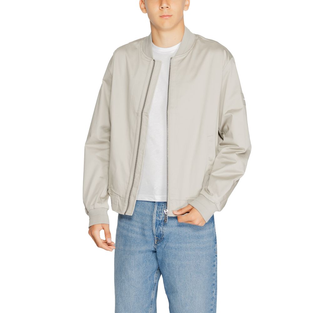 Gray Organic Cotton Jackets & Coat