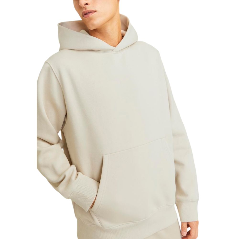 Beige Cotton Hoody