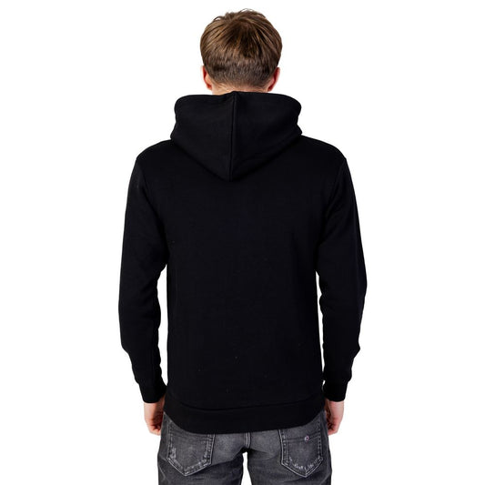 Black Polyester Hoodie