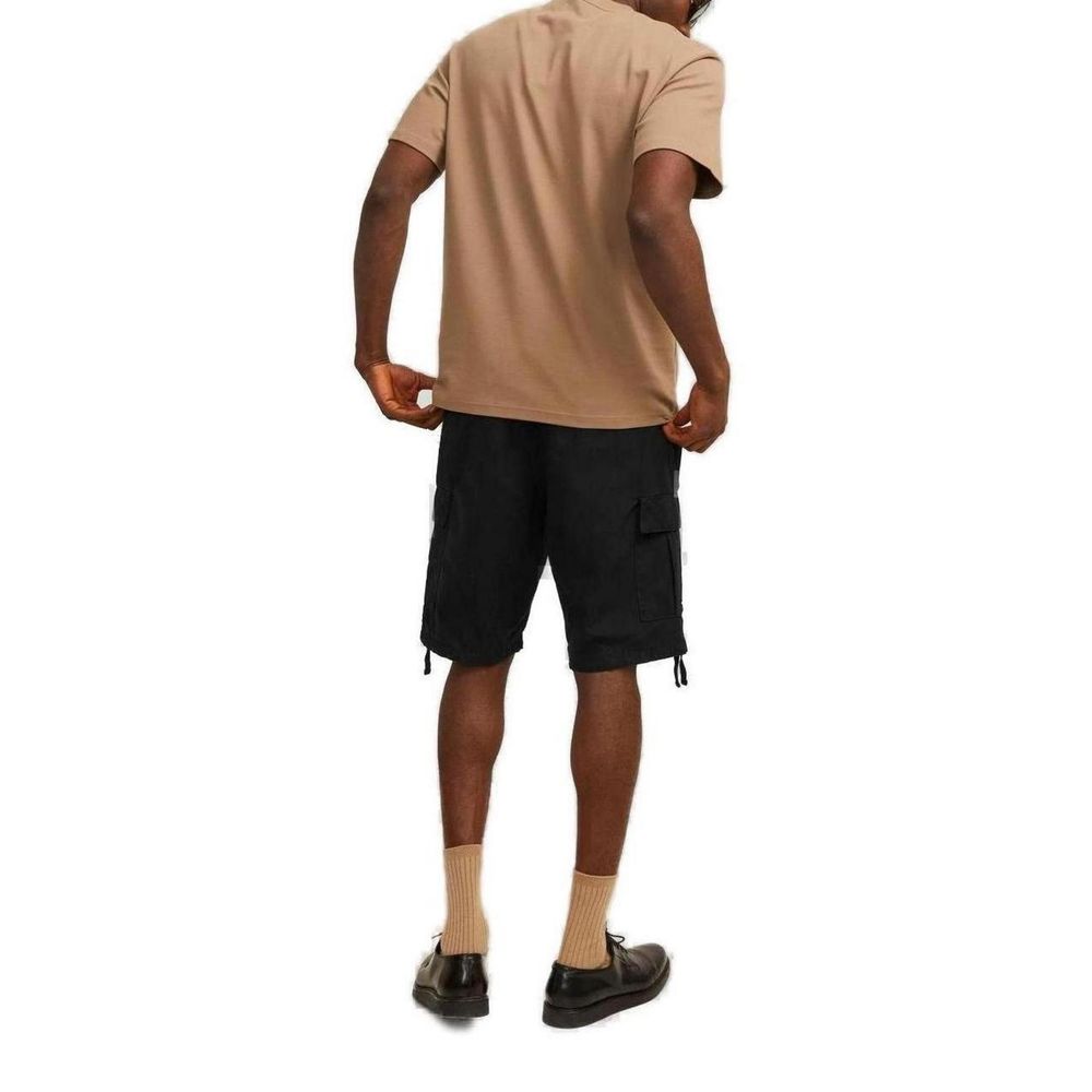 Black Cotton Bermuda