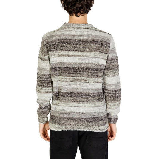 Gray Polyacrylic Sweatshirt