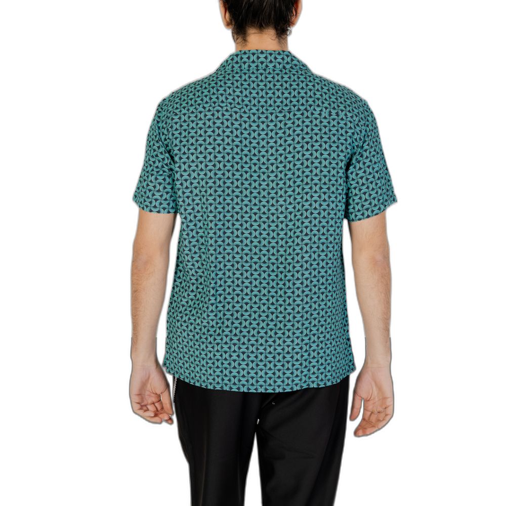 Turquoise Viscose Shortsleeve