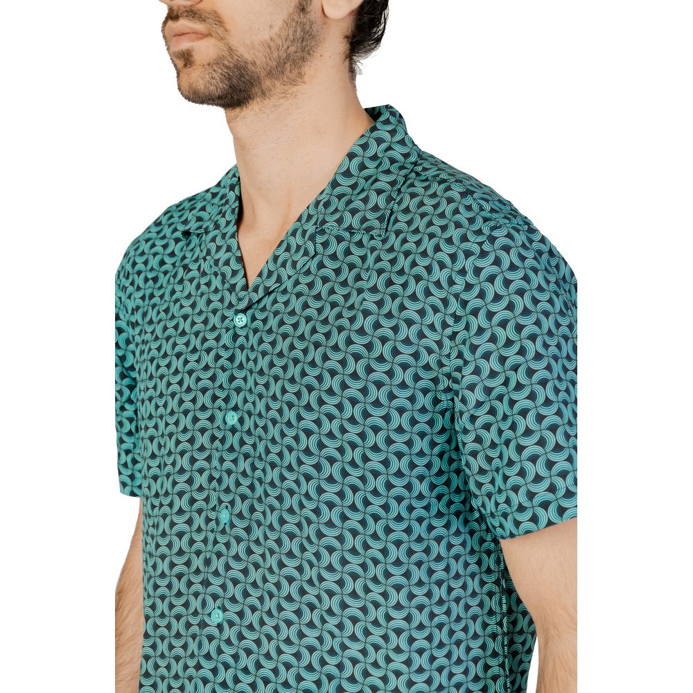 Turquoise Viscose Shortsleeve