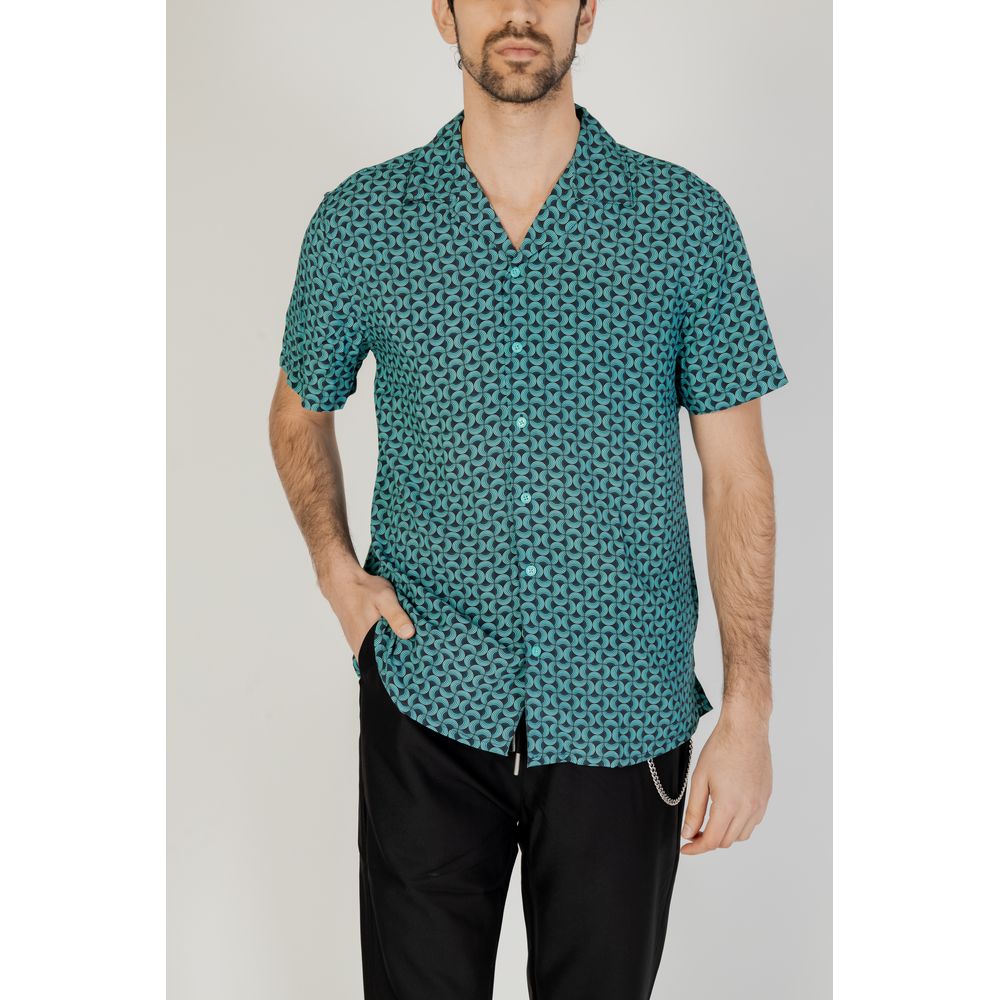 Turquoise Viscose Shortsleeve