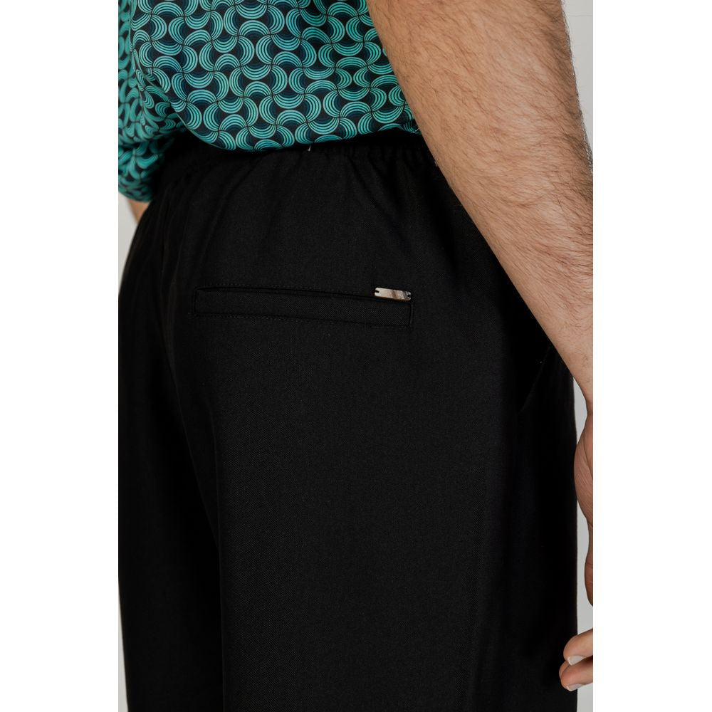 Black Polyester Pant