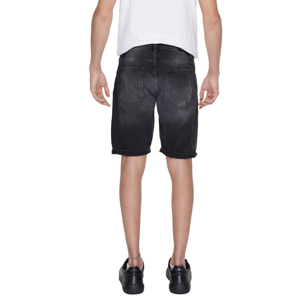 Black Cotton Bermuda