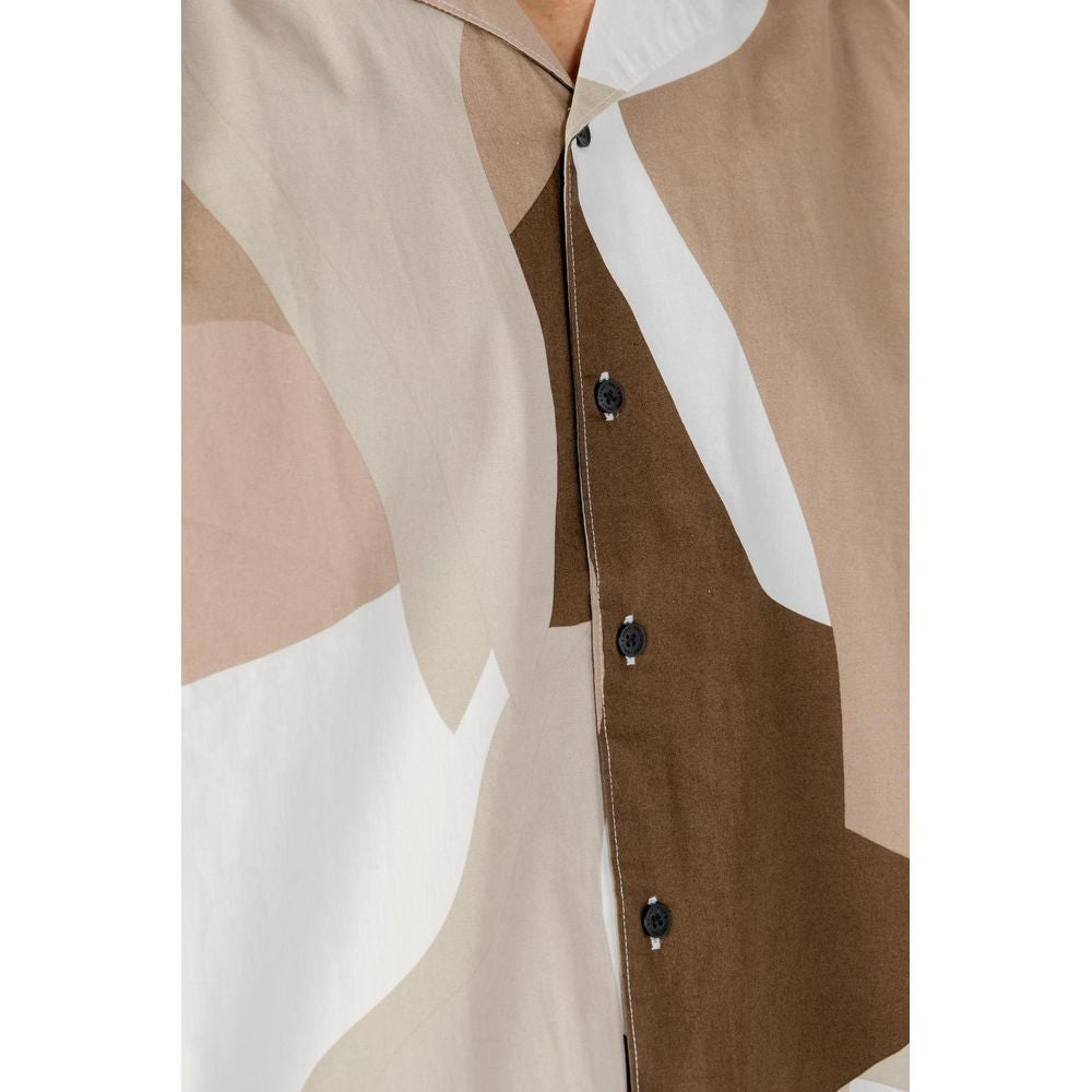 Brown Cotton Shortsleeve