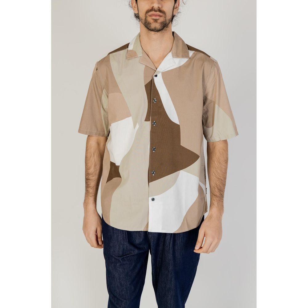Brown Cotton Shortsleeve