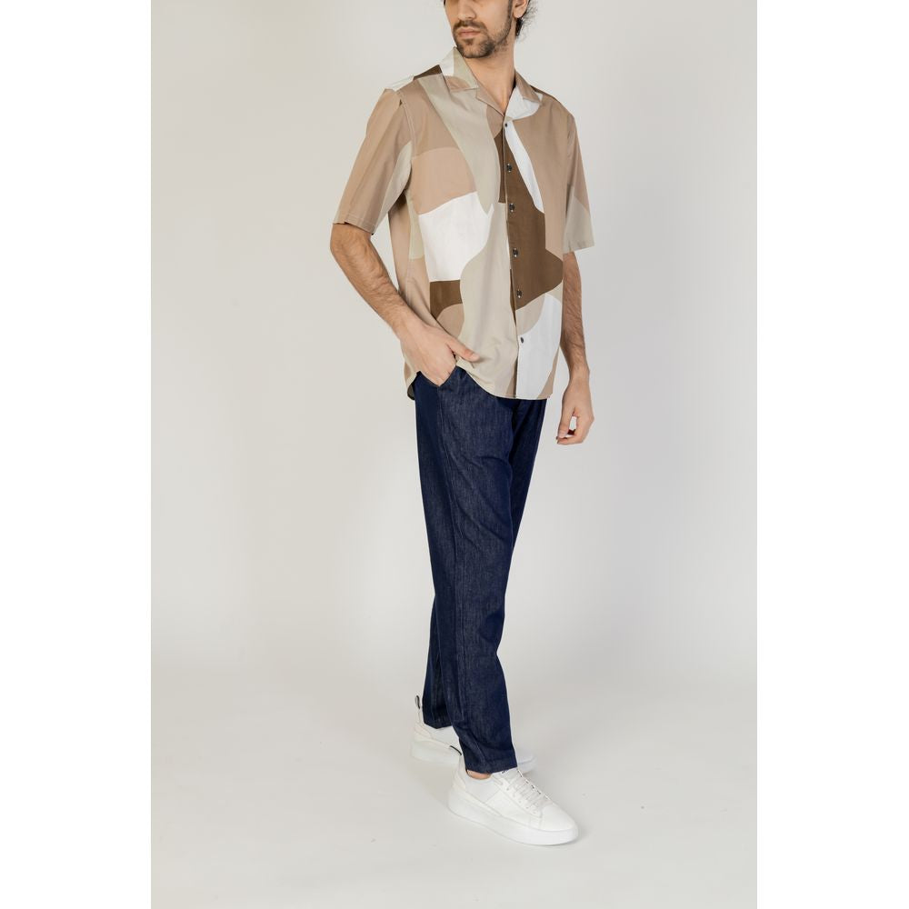 Brown Cotton Shortsleeve