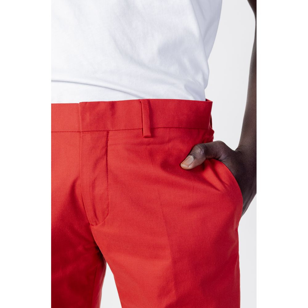 Red Cotton Pant