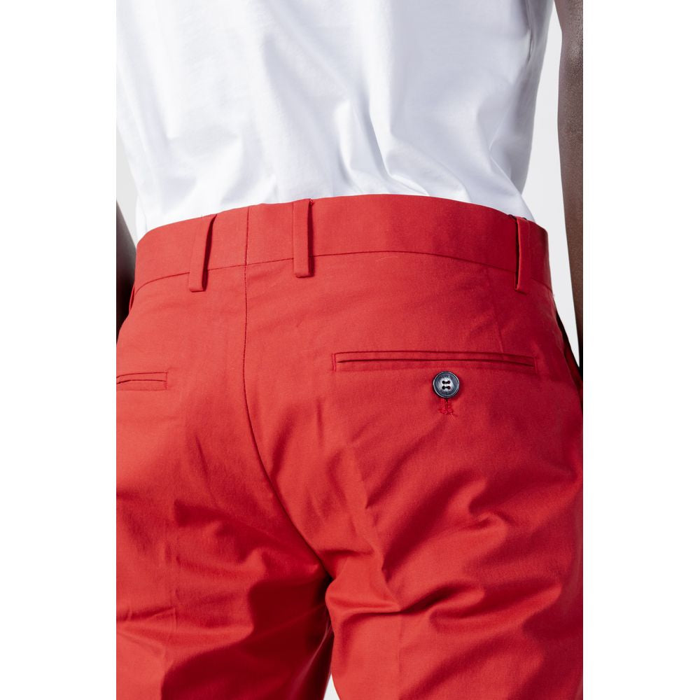 Red Cotton Pant