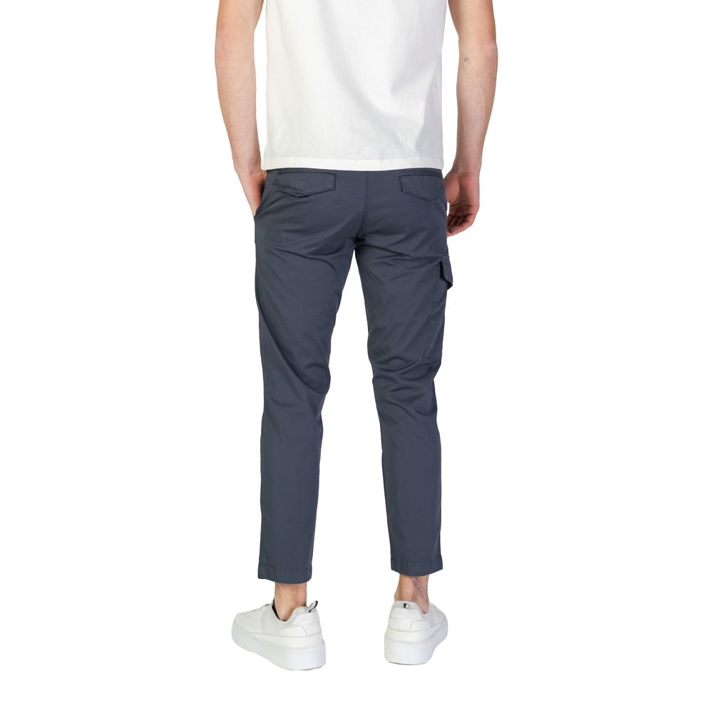 Blue Cotton Pant