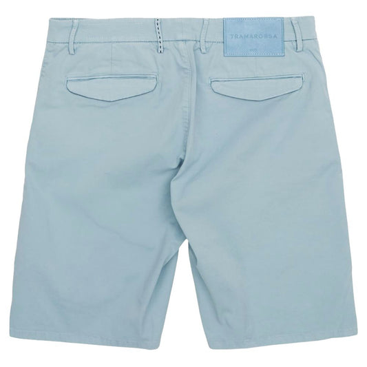 Light Blue Linen Men Short