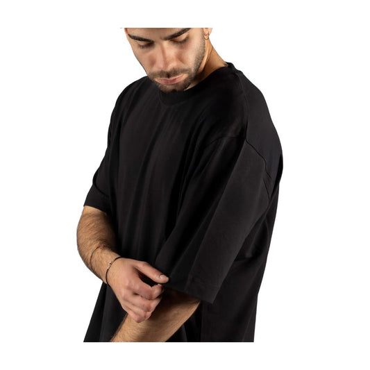 Black Cotton T-Shirt