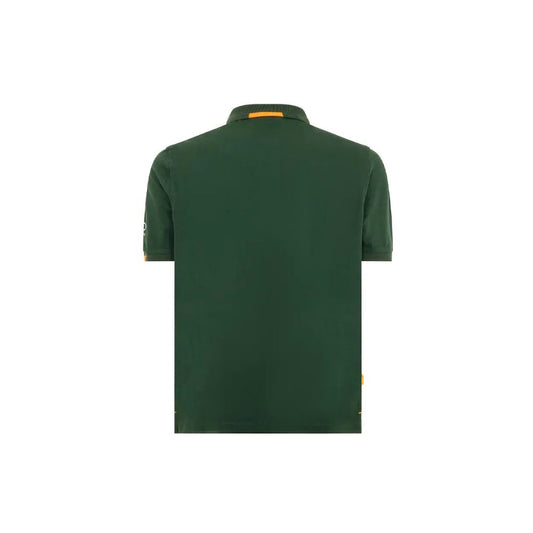 Green Cotton Polo Shirt