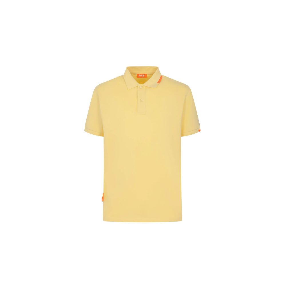 Yellow Cotton Polo Shirt