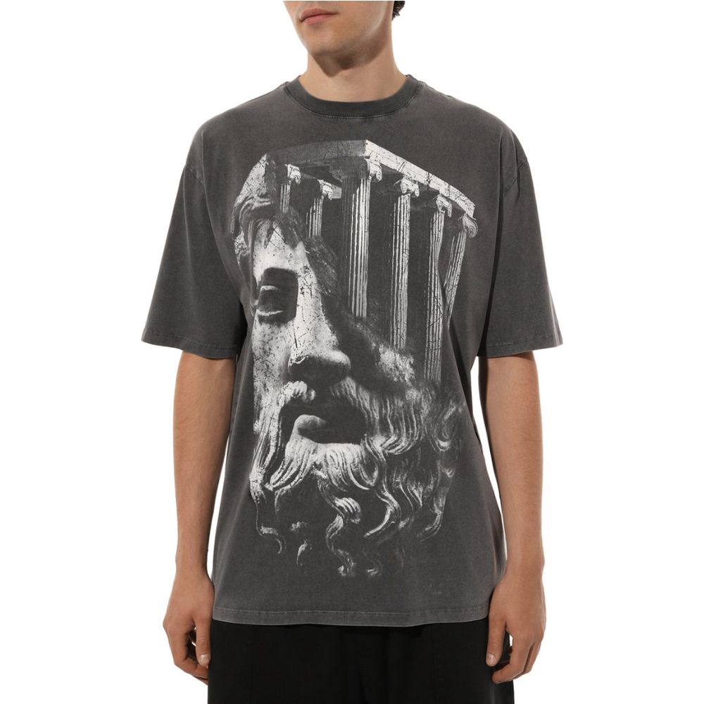Gray Cotton T-Shirt