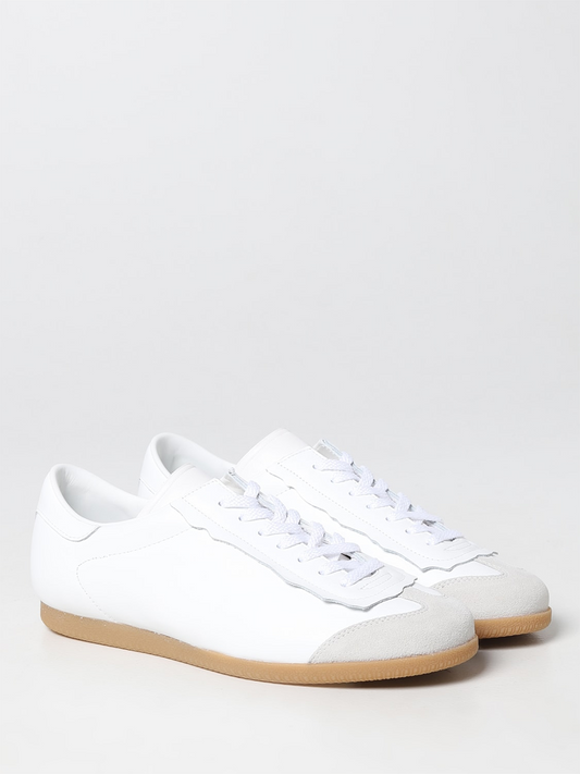 Low Featherlight Leather And Suede Sneakers