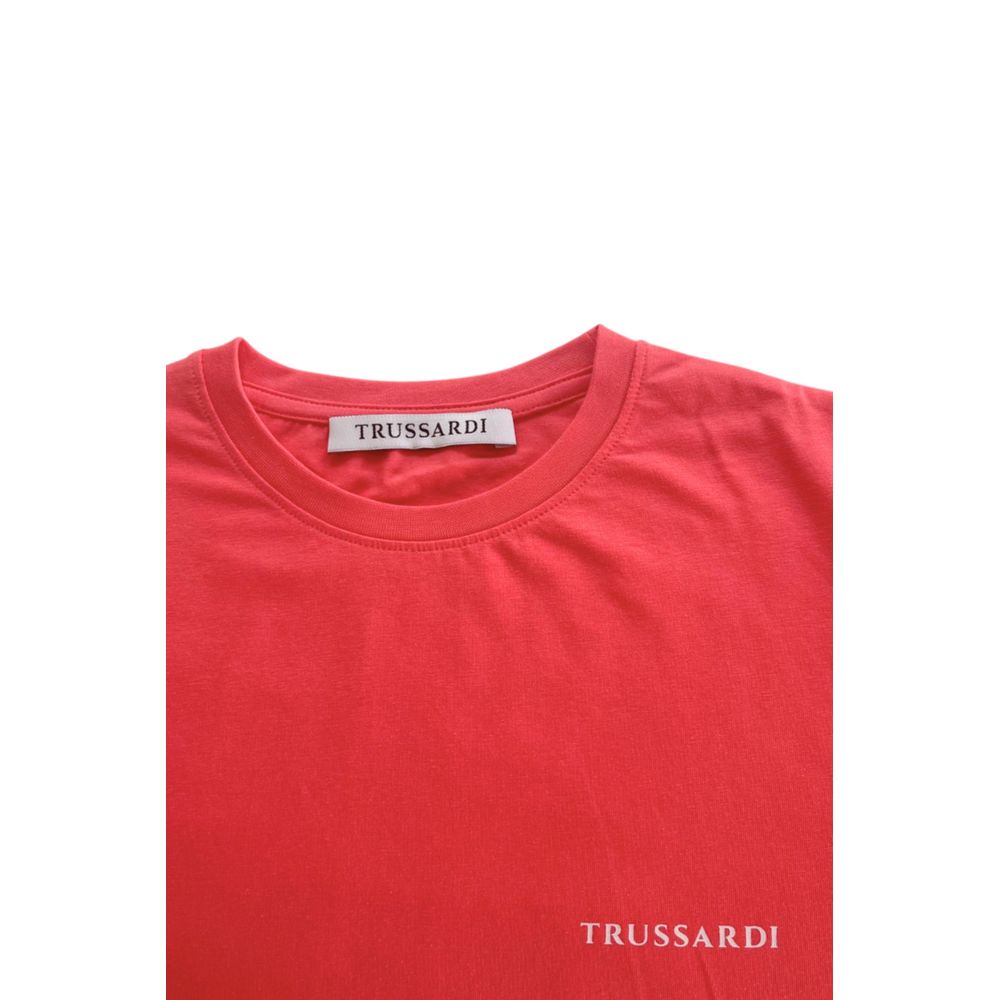 Red Cotton Men T-Shirt