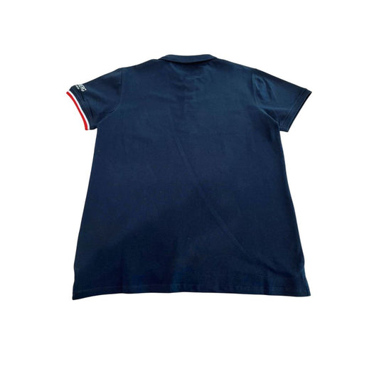 Blue Cotton Men's Polo Shirt