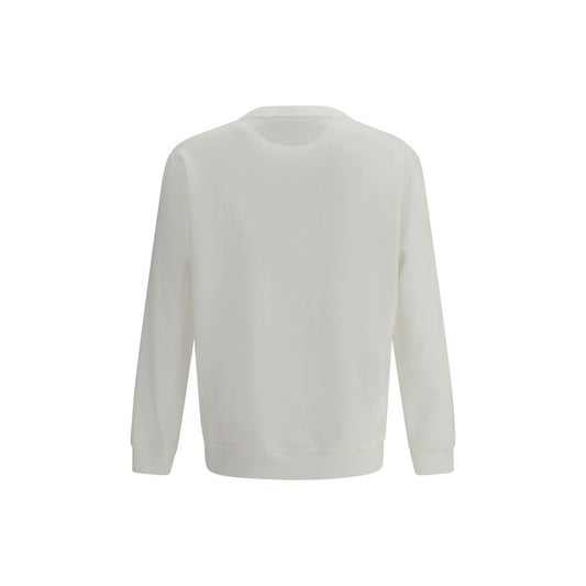 White Cotton Sweatshirt