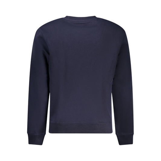 Blue Cotton Men's Sweatshirt