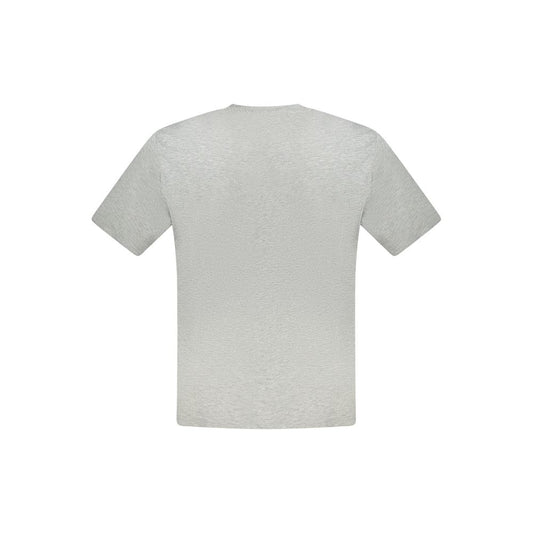 Gray Cotton Men's T-Shirt