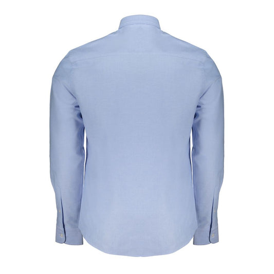 Light Blue Cotton Men Shirt