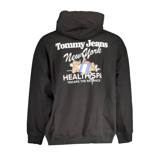 "Black Cotton Men's Sweatshirt"