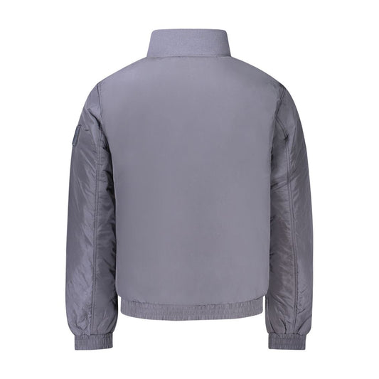 Blue Polyamide Men's Jacket