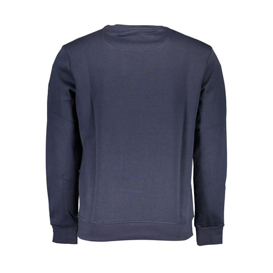 Blue Cotton Men's Sweatshirt