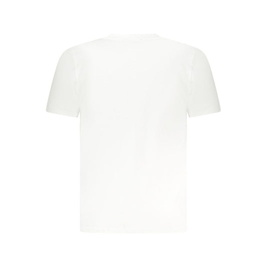 White Cotton Men's T-Shirt