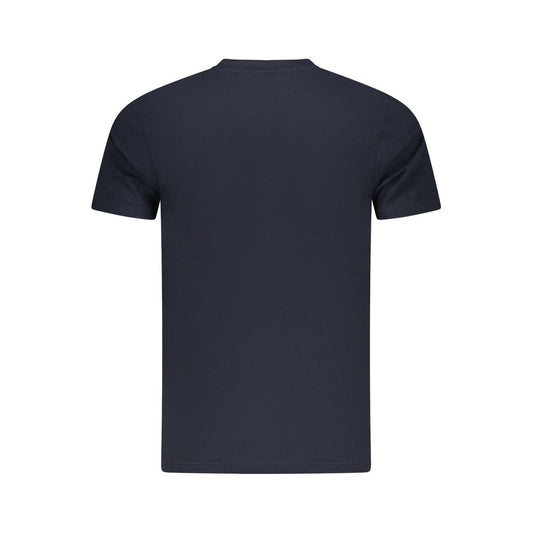 Blue Cotton Men's T-Shirt