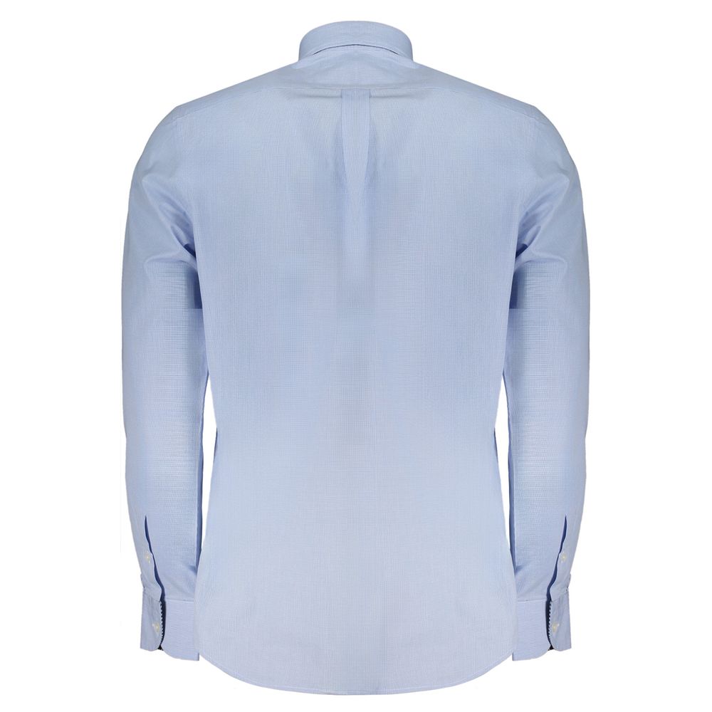 Light Blue Cotton Men Shirt
