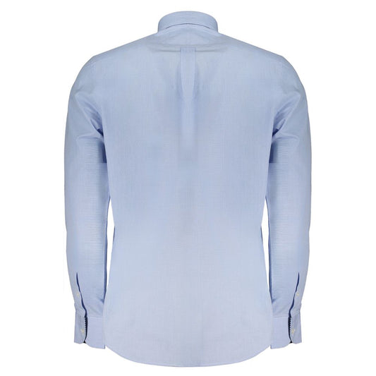 Light Blue Cotton Men Shirt