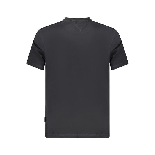 Black Cotton Men's T-Shirt