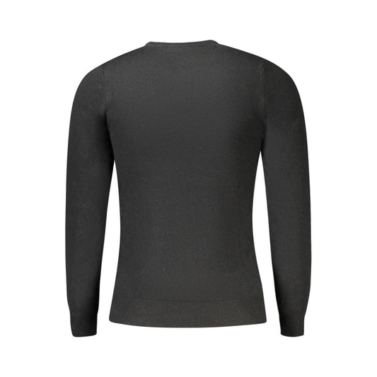 Nero Viscosa Uomo Maglia