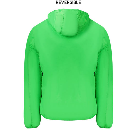 Verde Poliammide Men's Reversible Jacket