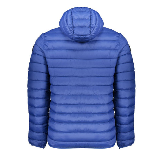 Blue Polyamide Men's Jacket