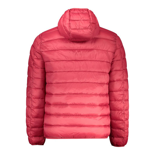 Red Polyamide Men Jacket